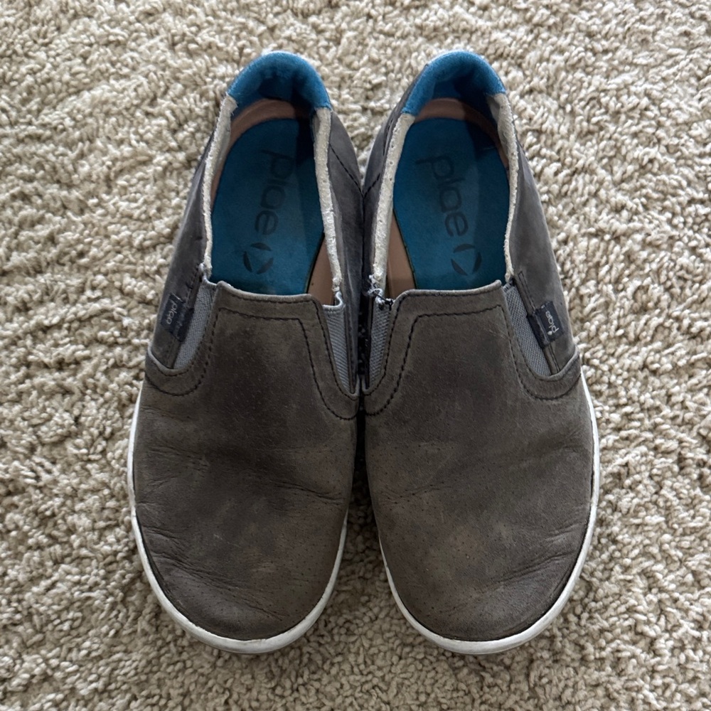 PLAE Marten Gray Slip-On Shoes